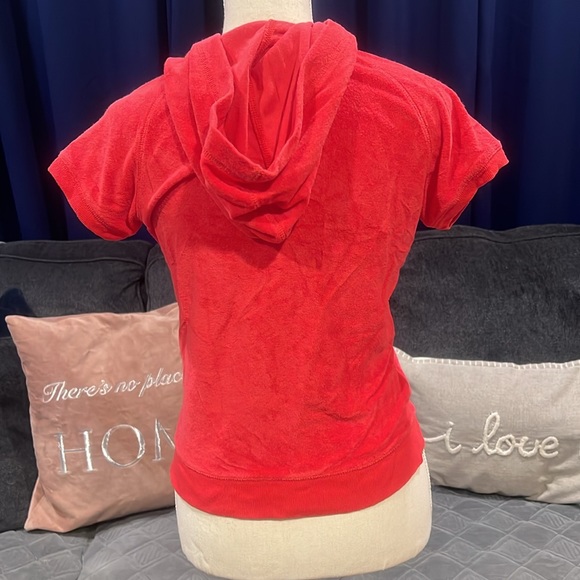 Abercrombie & Fitch Short Sleeved Hoodie Size S - Picture 2 of 3